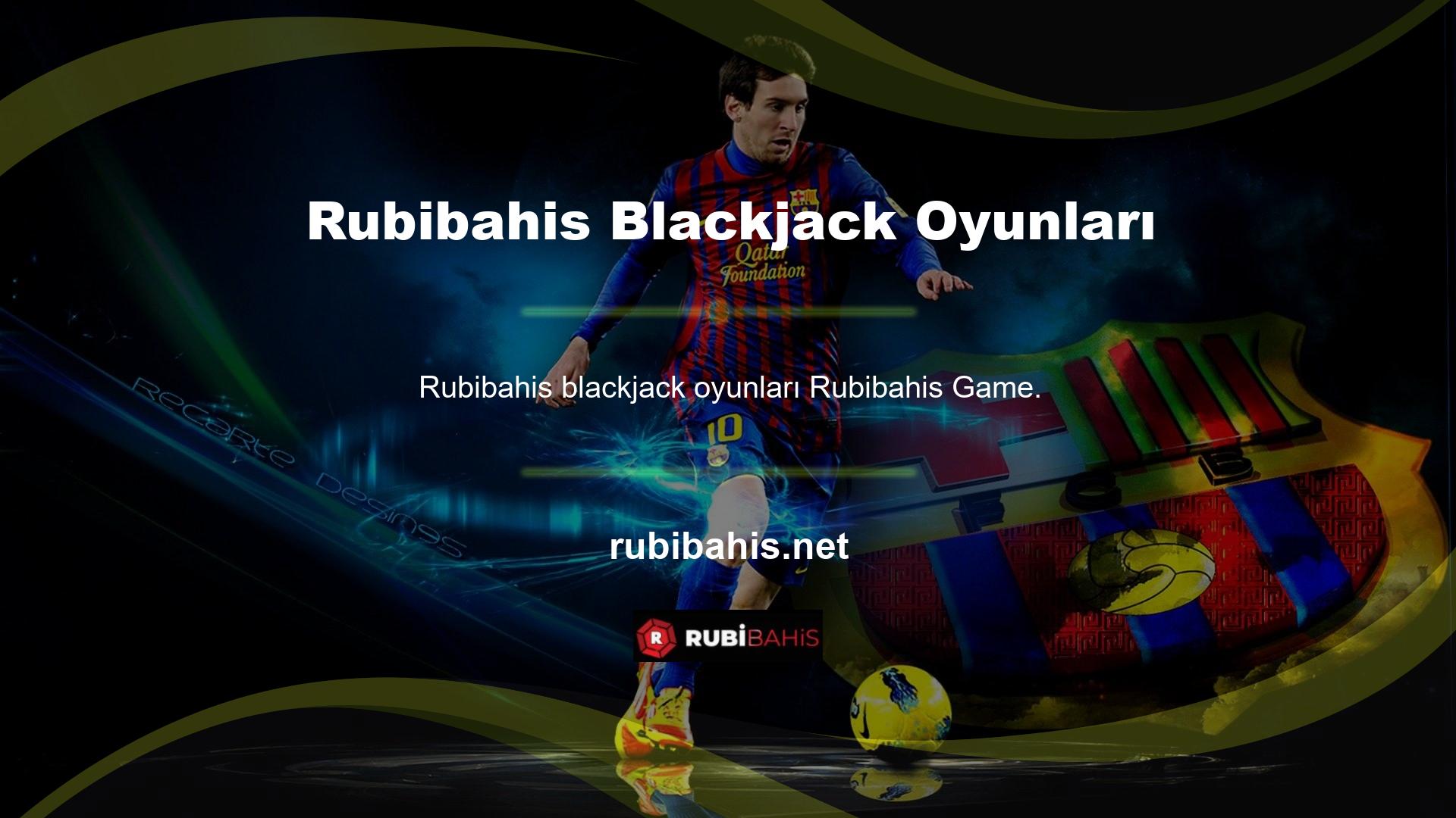 Rubibahis canlı casino sitesinde blackjack, poker, rulet, bakara ve diğer birçok oyun sunuyor